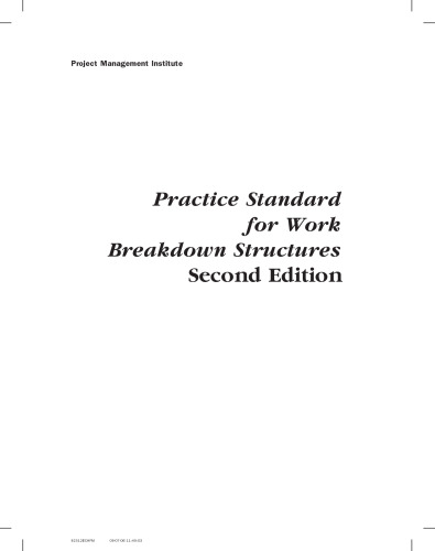 Practice Standard for Work Breakdown Structures