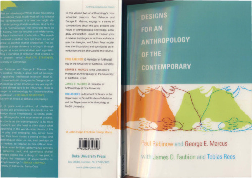 Designs for an Anthropology of the Contemporary