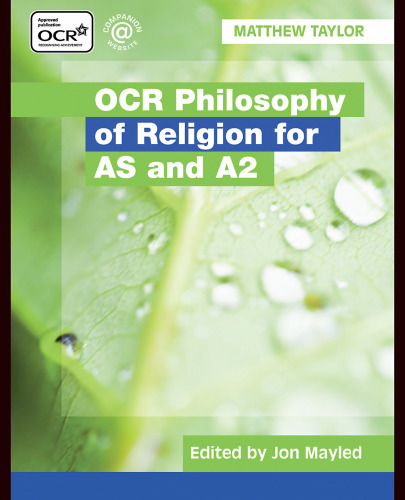Philosophy of Religion for AS and A2