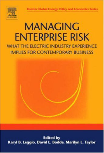 Managing Enterprise Risk: What the Electric Industry Experience Implies for Contemporary Business (Elsevier Global Energy Policy and Economics)