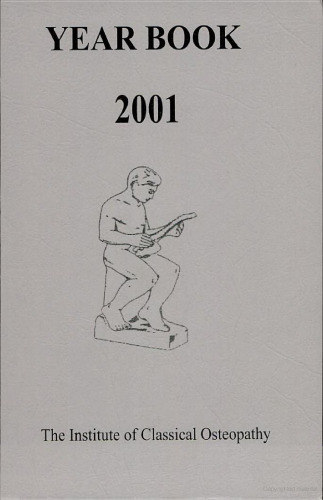 Institute of Classical Osteopathy Year Book 2001