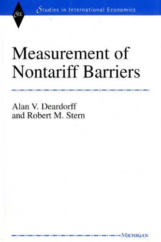Measurement of Nontariff Barriers (Studies in International Economics)