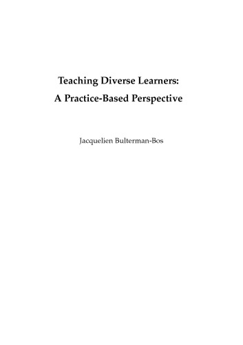 Teaching diverse learners: a practice-based perspective