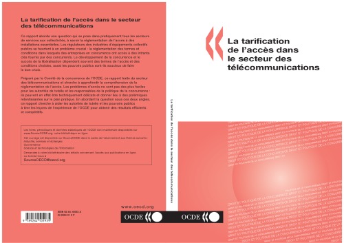 La tarification de l'acces dans le secteur des telecommunications