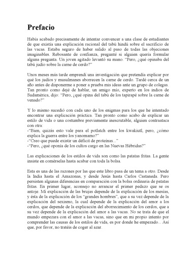 Vacas, Cerdos, Guerras Y Brujas: Los Enigmas De La Cultura