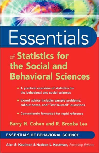 Essentials of Statistics for the Social and Behavioral Sciences (Essentials of Behavioral Science)