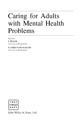Caring for Adults with Mental Health Problems (Wiley Series in Nursing)