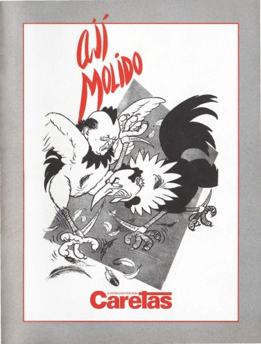 Aji molido (Ground chili) (Peruvian Political Cartoons)