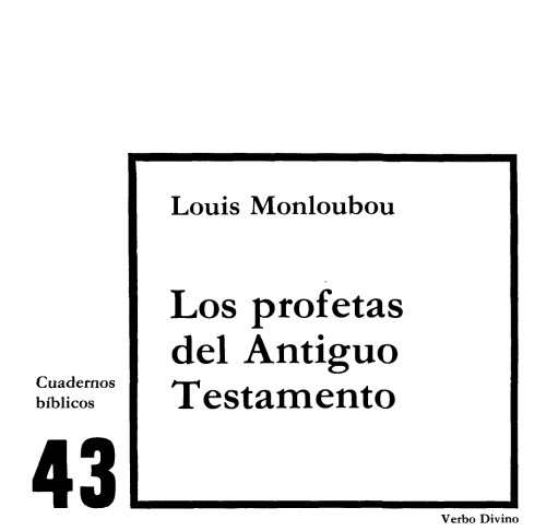 Los Profetas del Antiguo Testamento