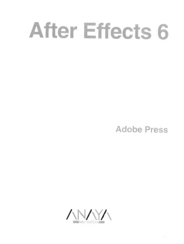 After Effects 6  Spanish