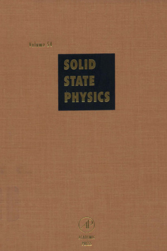 Solid State Physics: Advances in Research and Applications, Vol. 54