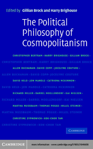 The Political Philosophy of Cosmopolitanism