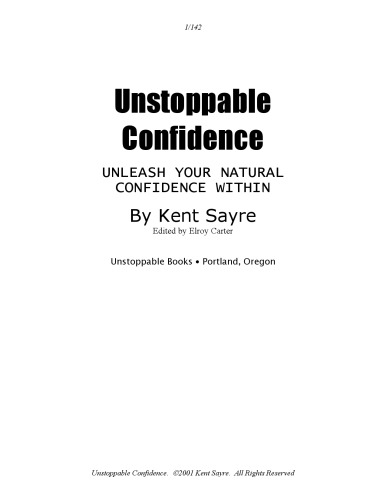 Unstoppable Confidence