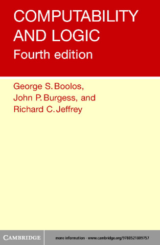 Computability and Logic, 4th edition