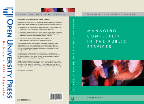 Managing Complexity in the Public Services