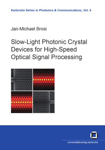 Slow-light photonic crystal devices for high-speed optical signal processing