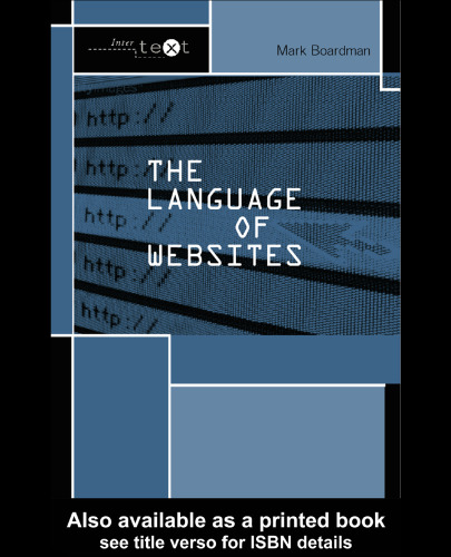 The Language of Websites (Intertext Series)