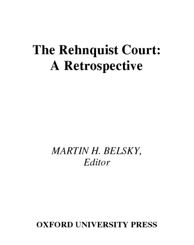 The Rehnquist Court: A Retrospective