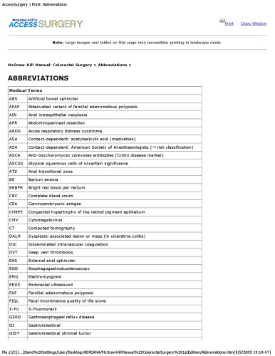 McGraw-Hill Manual Colorectal Surgery (Mcgraw Hill Manual)