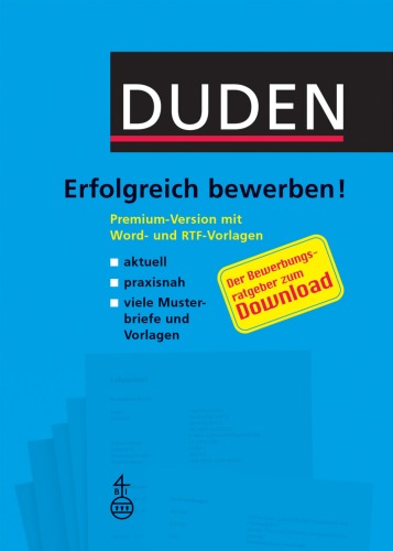 DUDEN. Erfolgreich Bewerben  GERMAN