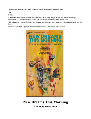 New Dreams This Morning