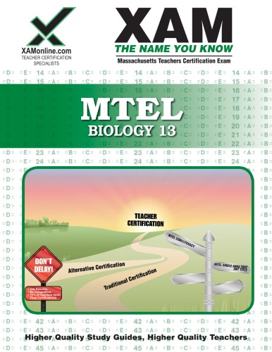 MTEL Biology 13 Teacher Certification, 2nd Edition ()