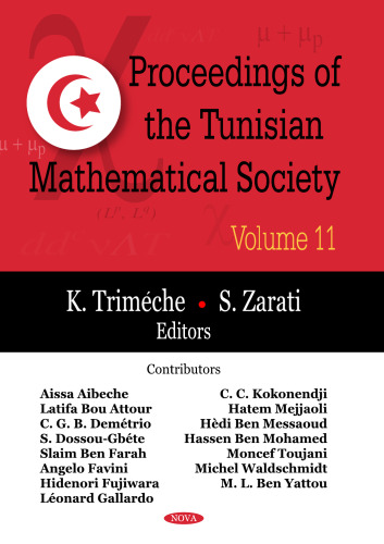 Proceedings of the Tunisian Mathematical Society (Volume 11)