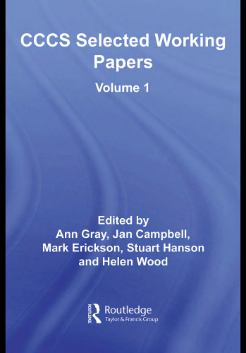 CCCS Selected Working Papers Vol.1