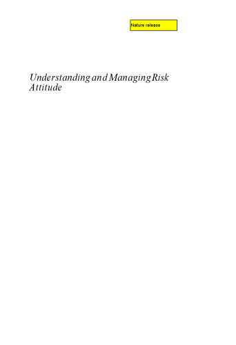 Understanding And Managing Risk Attitude