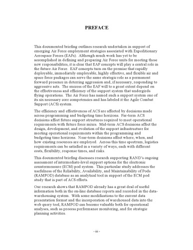 Supporting Expeditionary Aerospace Forces: Evaluation of the Ramprod Database (Documented briefing)