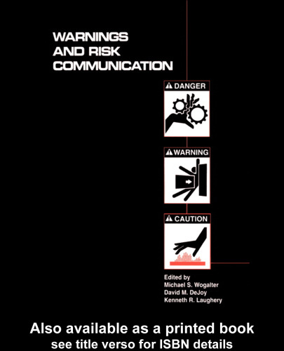 Warnings and Risk Communication
