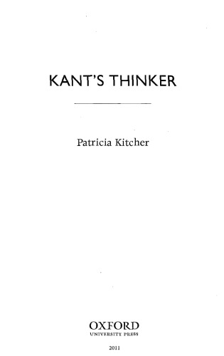 Kant's Thinker