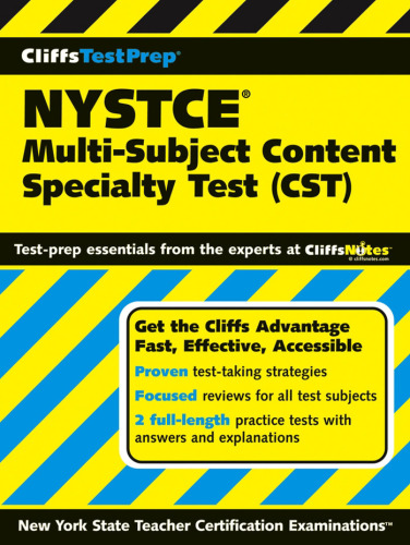 CliffsTestPrep NYSTCE: Multi-Subject Content Specialty Test (CST) (CliffsTestPrep)