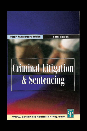 Criminal Litigation & Sentencing