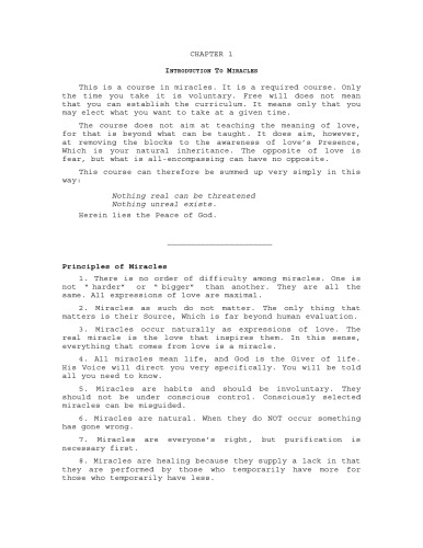 A Course in Miracles