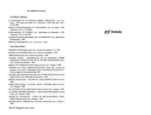 Verite et Justification