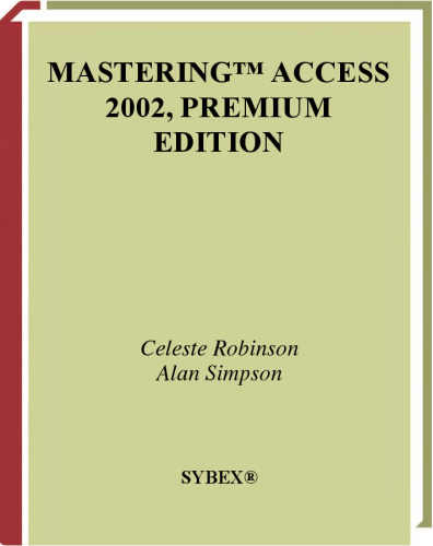 Mastering Access 2002 Premium Edition