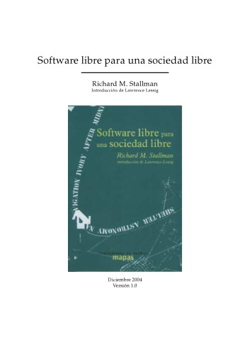 Software libre para una sociedad libre