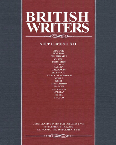 British Writers: Supplement 12