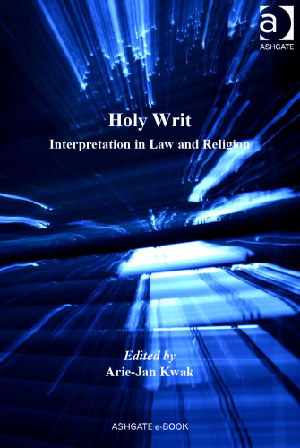 Holy Writ (Applied Legal Philosophy)