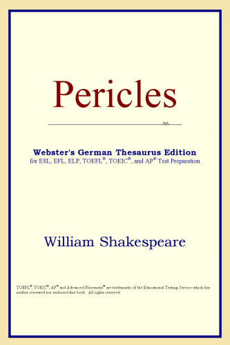 Pericles (Webster's German Thesaurus Edition)