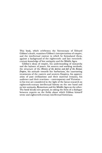 Edward Gibbon and Empire