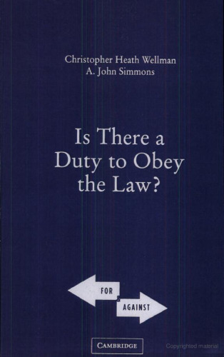 Is There a Duty to Obey the Law?