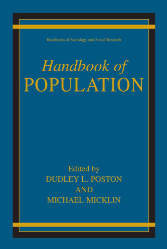 Handbook of Population (Handbooks of Sociology and Social Research)
