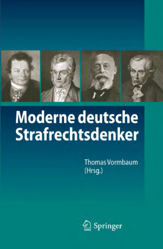 Moderne deutsche Strafrechtsdenker