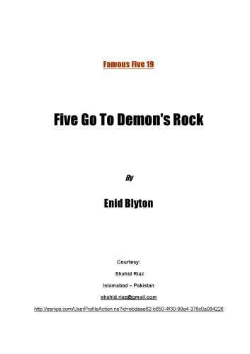 Five Go to Demon's Rocks (Famous Five)