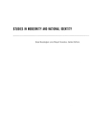 Modernism and Nation Building: Turkish Architectural Culture in the Early Republic