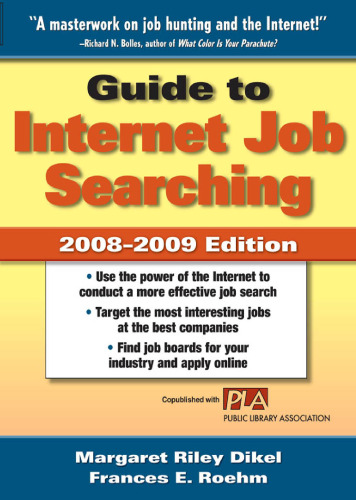 Guide to Internet Job Searching 2008-2009