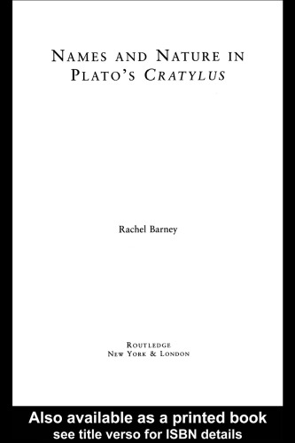 Names and Nature in Plato's Cratylus