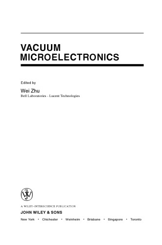 Vacuum Microelectronics